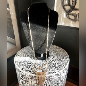 Long statement necklace